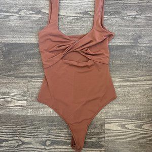 Cut-Out Bodysuit Tank Top